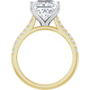 14K Yellow/White | Square