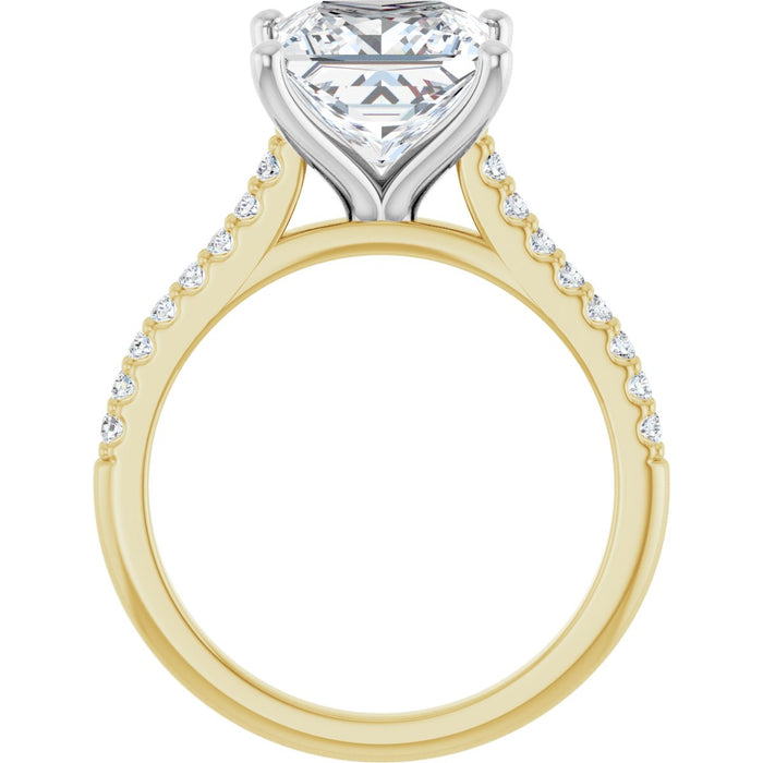14K Yellow/White | Square