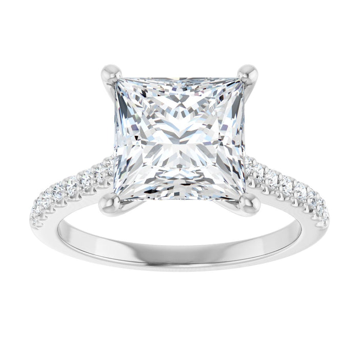 14K White | Square