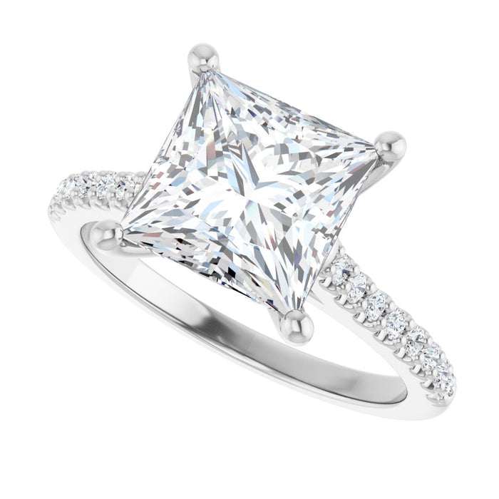 14K White | Square