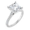 14K White | Square