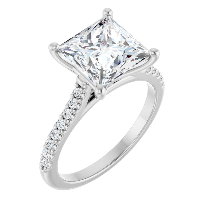 14K White | Square