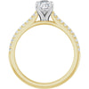 14K Yellow/White | Pear
