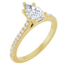 14K Yellow | Pear
