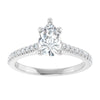 14K White | Pear