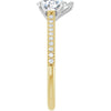 14K Yellow/White | Pear