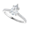 14K White | Pear