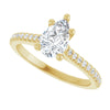 14K Yellow | Pear