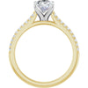 14K Yellow/White | Oval