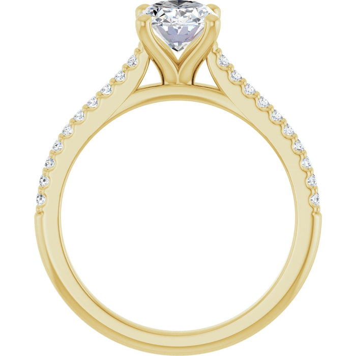 14K Yellow | Oval