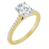 14K Yellow/White | Oval | 18K Yellow/White | Oval