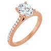 14K Rose | Oval