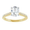 14K Yellow/White | Oval