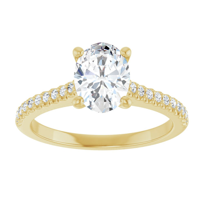 14K Yellow | Oval