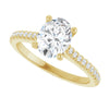 14K Yellow | Oval