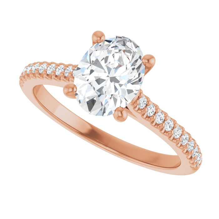 14K Rose | Oval