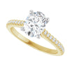 14K Yellow/White | Oval