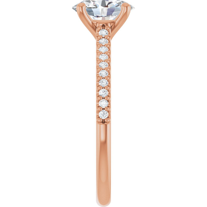 14K Rose | Oval