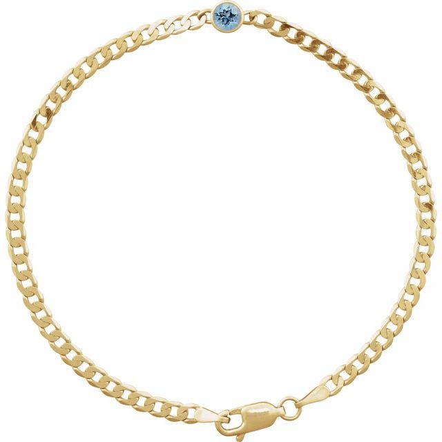 Natural Aquamarine | Round | 4mm