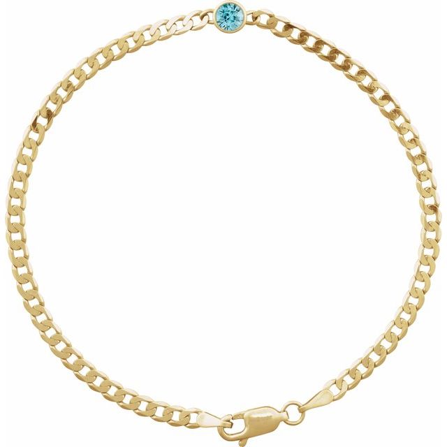 Natural Blue Zircon | Round | 4mm