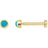 Natural Turquoise | Round | 2mm