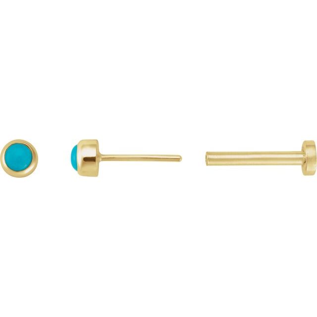 Natural Turquoise | Round | 2mm