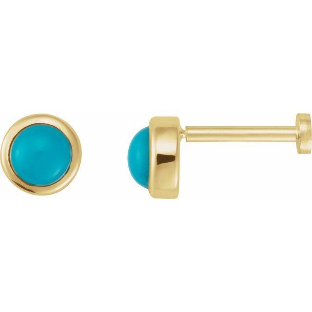 Natural Turquoise | Round | 4mm