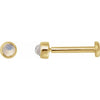 Natural Rainbow Moonstone | Round | 2mm