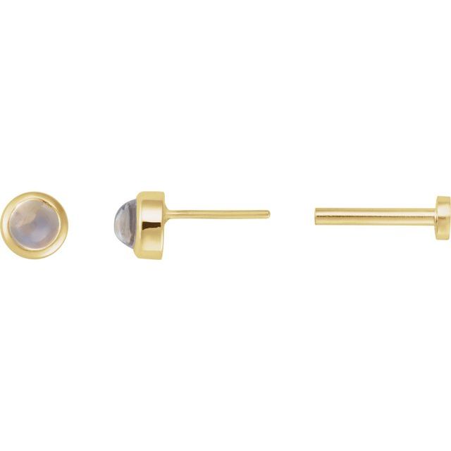 Natural Rainbow Moonstone | Round | 3mm