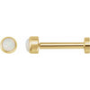 Natural White Opal | Round | 2mm