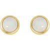 Natural White Opal | Round | 2mm
