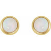 Natural White Opal | Round | 4mm