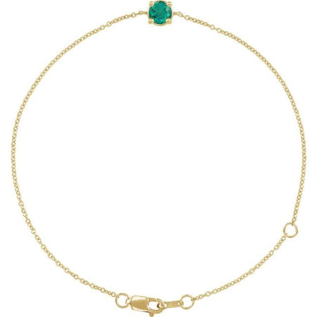Lab-Grown Emerald | Round | 4mm