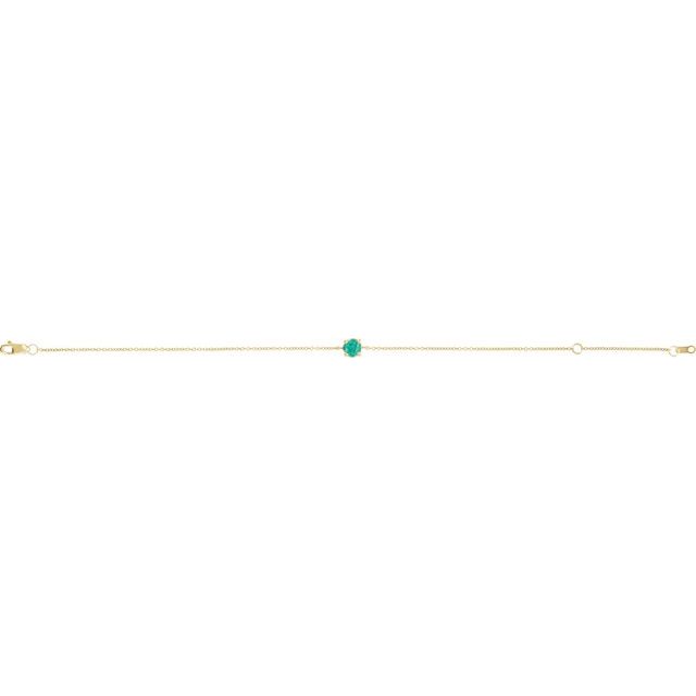 Natural Emerald | Round | 4mm | Lab-Grown Emerald | Round | 4mm