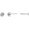 Natural Rainbow Moonstone | Round | 3mm