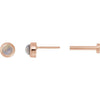Natural Rainbow Moonstone | Round | 3mm