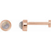 Natural Rainbow Moonstone | Round | 3mm | Natural Rainbow Moonstone | Round | 4mm
