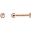 Natural Rainbow Moonstone | Round | 2mm
