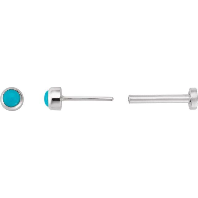 Natural Turquoise | Round | 2mm