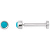 Natural Turquoise | Round | 2mm