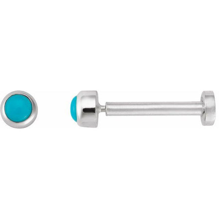 Natural Turquoise | Round | 2mm