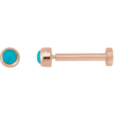 Natural Turquoise | Round | 2mm