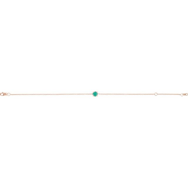 Natural Emerald | Round | 4mm | Lab-Grown Emerald | Round | 4mm