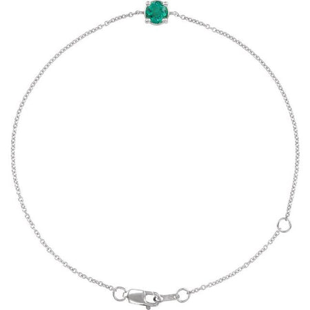 Lab-Grown Emerald | Round | 4mm | Natural Emerald | Round | 4mm