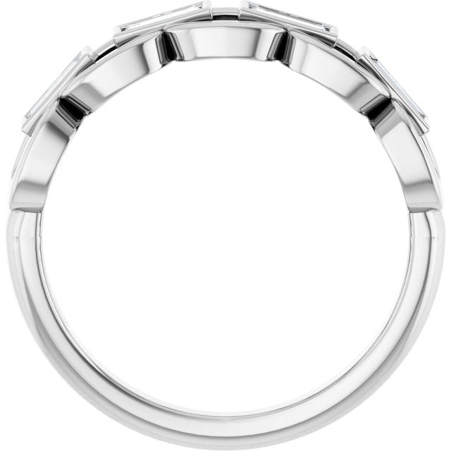 Lab-Grown Moissanite | Straight baguette | 4 x 2mm