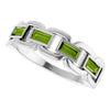 Natural Peridot | Straight baguette | 4 x 2mm