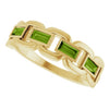 Natural Peridot | Straight baguette | 4 x 2mm
