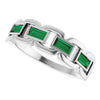 Lab-Grown Emerald | Straight baguette | 4 x 2mm