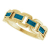 Natural London Blue Topaz | Straight baguette | 4 x 2mm