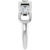 Lab-Grown Moissanite | Straight baguette | 4 x 2mm